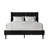 Glam Wingback Platform Bed-15261866-15261877