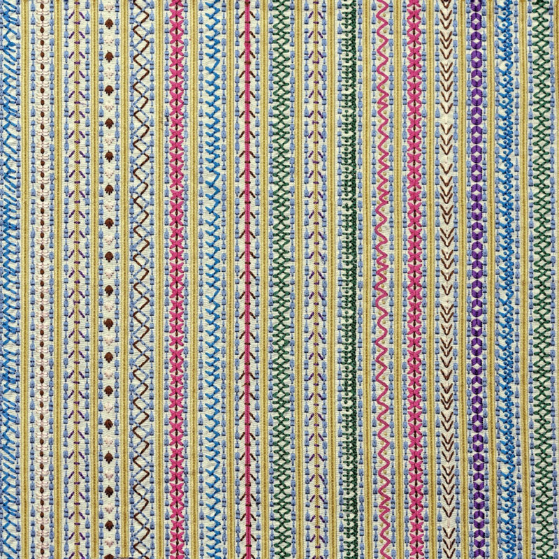 Capri Fabric, Yellow/Pink/Blue