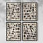 «Chalk and Flint I», reproduction encadrée - ensemble de 4-1664590534-1664590552