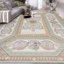 Tapis ivoire et doré de haute qualité noué à la main
