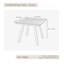 ARB Teak Outdoor Collection Outdoor Teak Dining Table-814249163