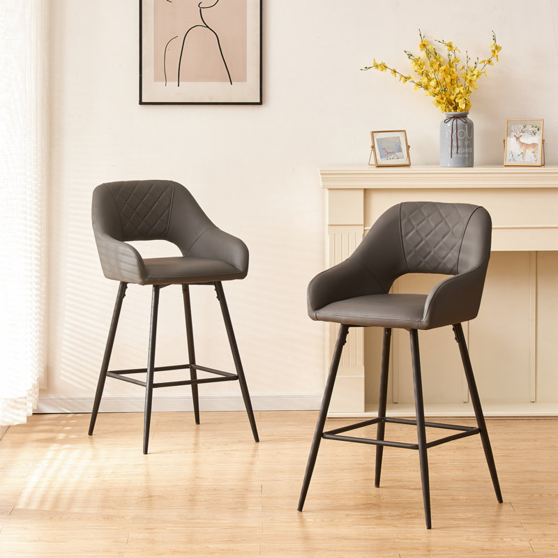 Très grand tabouret Sahera, gris