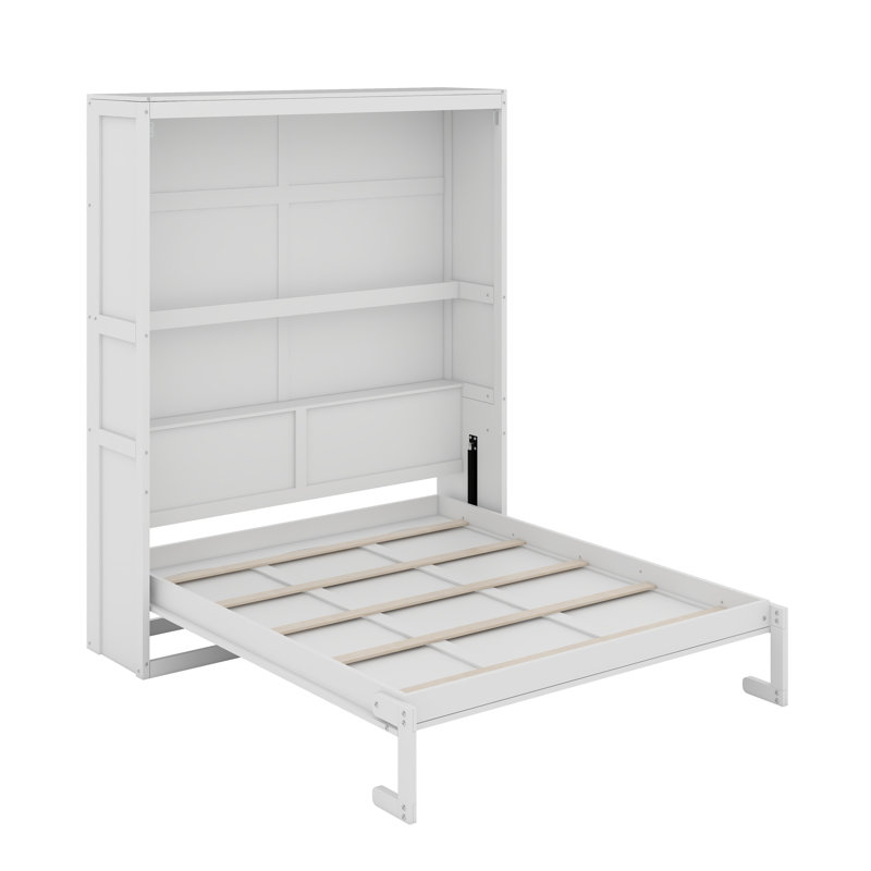 Queen Murphy Bed With Shelves