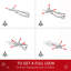 Sapin de Noël artificiel enneigé 6 pi avec des branches réalistes, 250 lumières DEL et 462 pointes