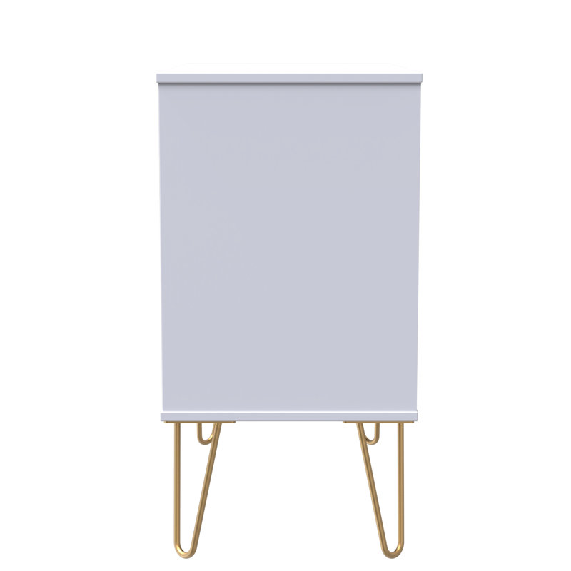Beranda 3 Drawer Chest (Ready Assembled), Indigo Matt/White