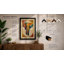 Ornamental Elephant Facing Eclectic - Framed Print-1334893046-1334893042