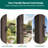 Metal Pergola with Louvered and Solar LED-105301803
