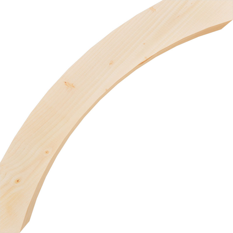 Genouillère Thorton, Sapin Douglas de 3 1/2 po (lisse), 30 po X P 30 po H