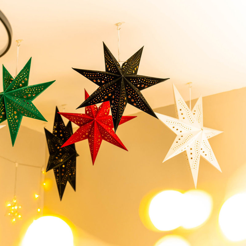 LED Lighted Window Décor, 60" H x 60" W x 60" D, White