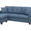 Canapé modulaire réversible en polyfibre capitonné-17045304