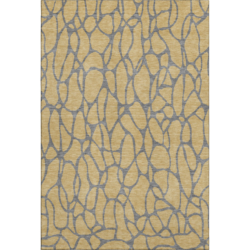 Premium Machine Washable Colmenero AMF1023 Geometric Rug, Rectangle 10' x 14'