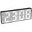 Table Clock Rectangle Plastic Tabletop Clock with Alarm Function 6.25 Inches-1292983428