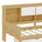 Space Saving L-Shape Daybed, Storage Cabinets, 2 Drawers, Desk and Integrated Bookshelf-128930544