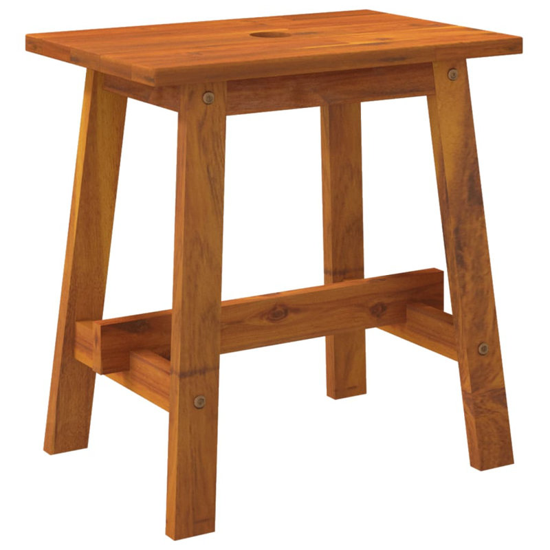 Cabazon Solid Wood Accent Stool