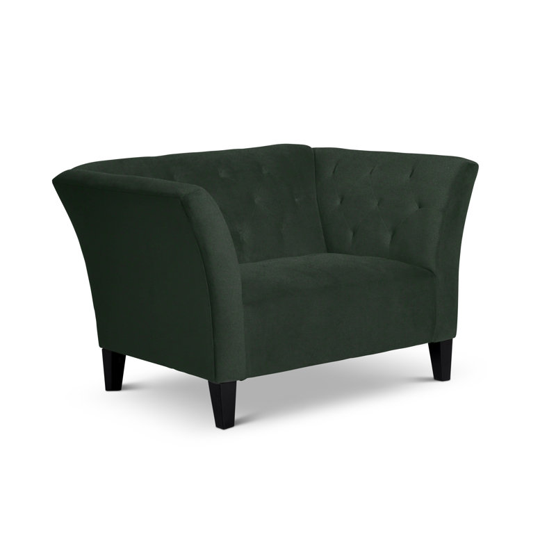 Carruth Upholstered Armchair, Bella Hunter Performance Velvet