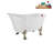 51.2'' x 25.6'' Soaking Acrylic Bathtub-72770402-90764679