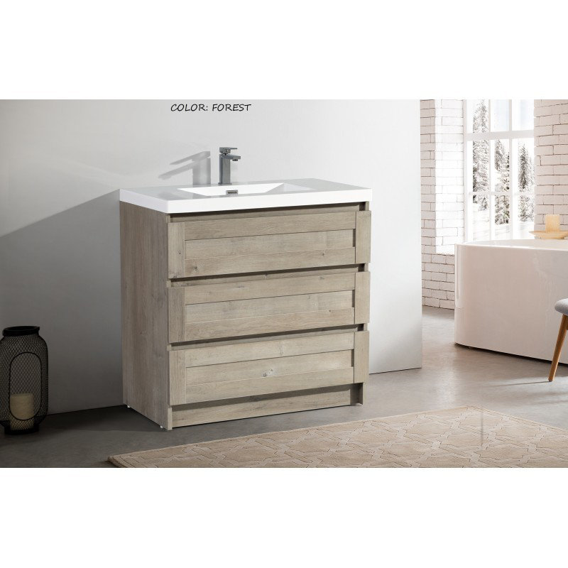 Ensemble de meuble-lavabo simple 35 po Kyiv