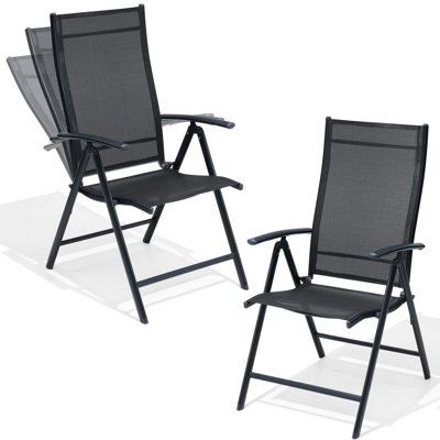 Outdoor Dining Armchair with Adjustable Backrest