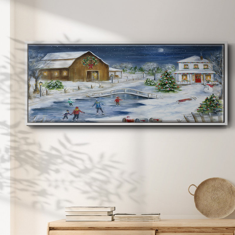 Winter Wonderland - toile encadrée, H 20 po x l 50 po