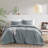 2-Piece Soft Washed Pleated Comforter Set