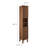 Render Tall Narrow Bathroom Storage Cabinet In Oak-101179014