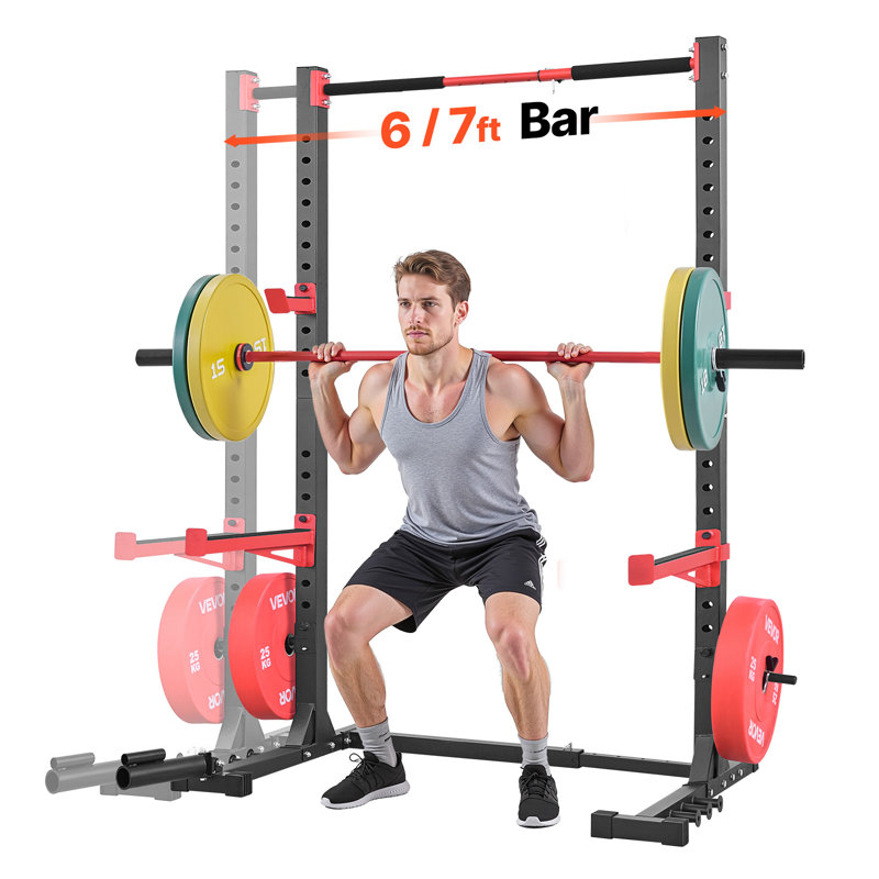 Steel Freestanding and Mounting / Installation Required Mounted Adjustable Multi-Use Sports Rack