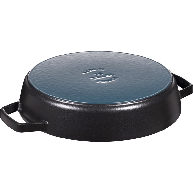 STAUB Cast Iron Fry Pan, Black, 26cm