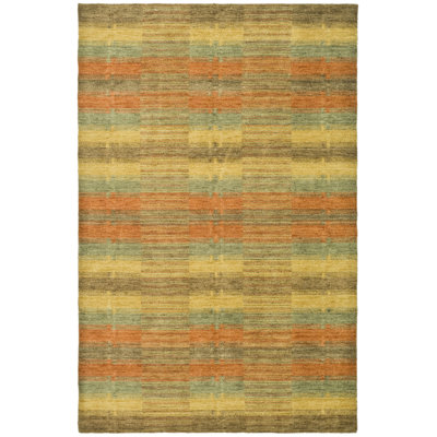 Frann Hand Loomed Wool Striped Rug