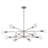 12-Light Modern Sputnik Chandelier for Dining Room with 4 Heights-804636181