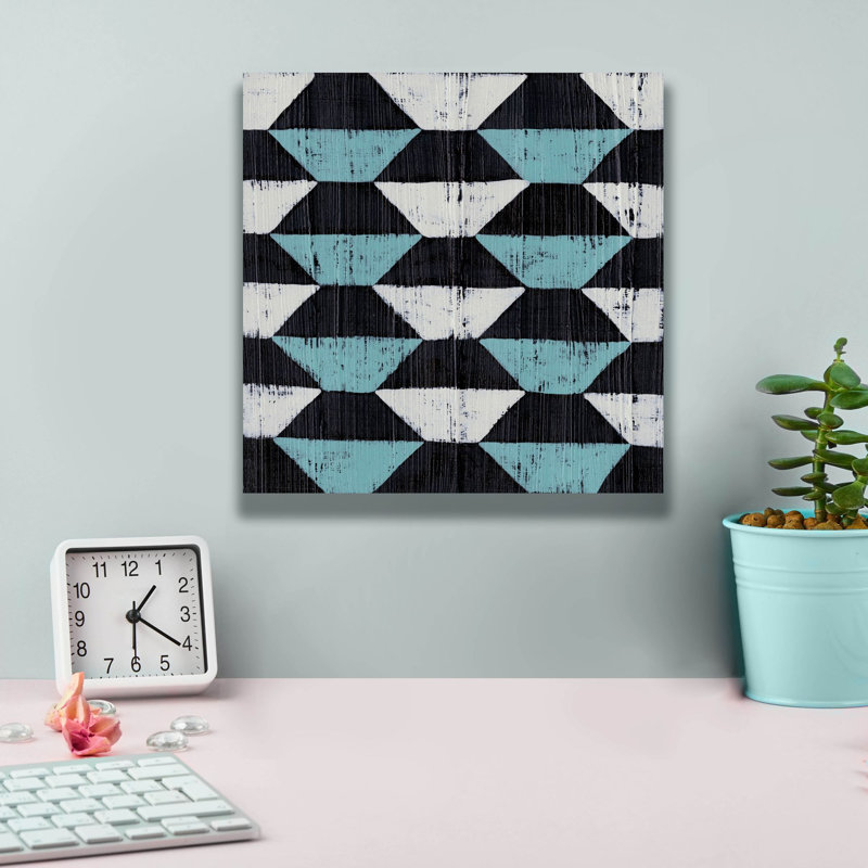  «Over Under 7» par Chariklia Zarris, art mural sur toile, 12 po x 12 po