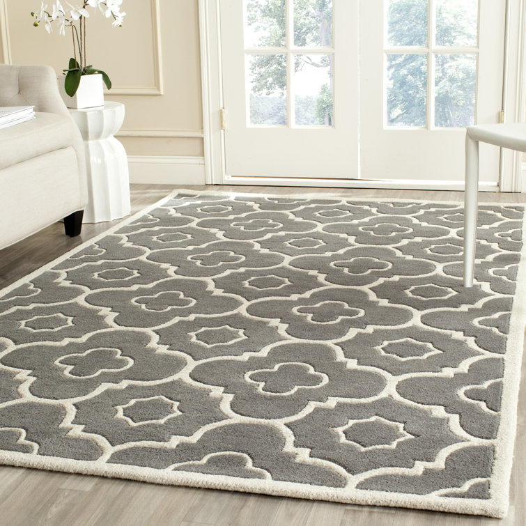 Carolene Hand Tufted Wool Geometric Rug