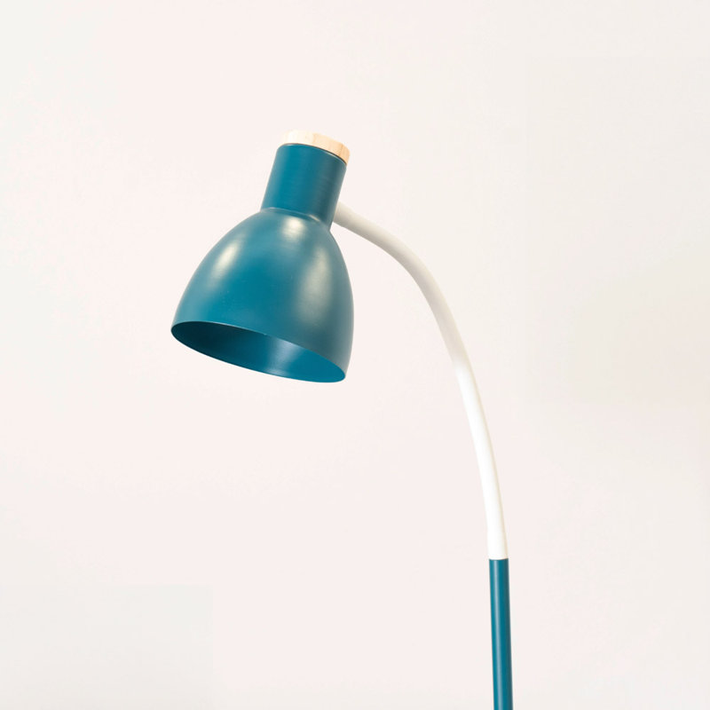 Rokeisha 130cm Traditional Floor Lamp, Teal