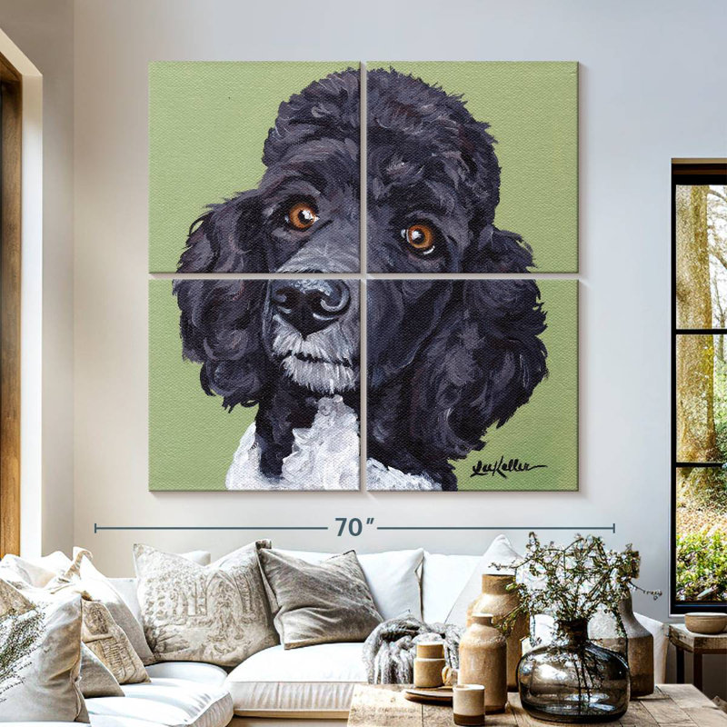 Brampt Standard Poodle Tommy, 57" H x 57" W