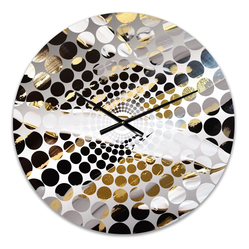 Escher - Horloge murale peinture abstraite, Petit
