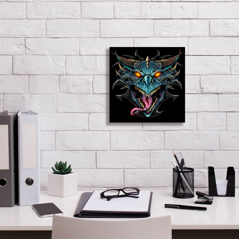 Gesele " Dragon Head ", 12" H x 12" W x 0.75" D