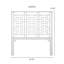 Ohana Wicker/Rattan Open-Frame Headboard-21137862-88078418