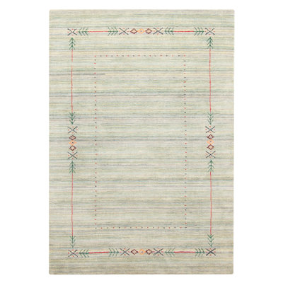 Kashkuli Gabbeh Blue Rug 4'0" x 5'9"