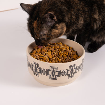 Pendleton Ceramic Dog Bowl
