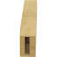 Attelle de genou en faux bois de cèdre brut Timberthane, l 3 po x P 12 po x H 12 po, brun clair apprêté-88135278