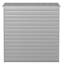 Remise de rangement en acier Select, 6 x 4, gris flûte-67124402