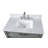 Tennant Brand 36 Inch Modern Freestanding Gray Durand Bathroom Vanity, Single Sink, Carrara Marble Top, Fully Assembled-1036882963