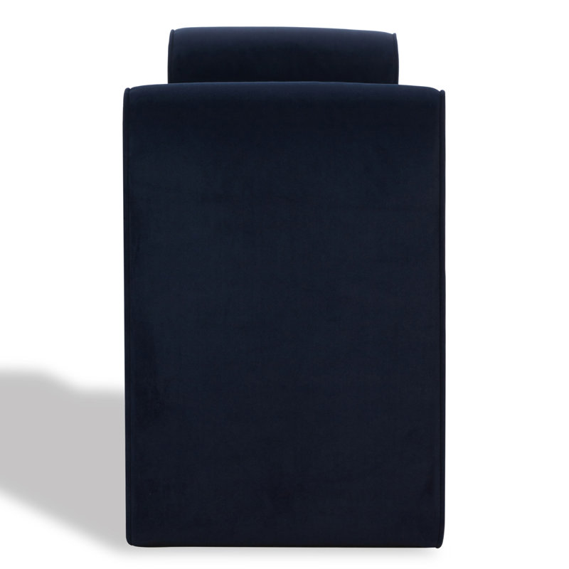 Banc en velours Deshai, Bleu minuit