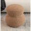 Tabouret de bonhomme de neige chameau clair WKJ1Y, largeur du corps du siège 14,56 po, ventre rond, ludique et charmant, adapté à tout espace-682773687