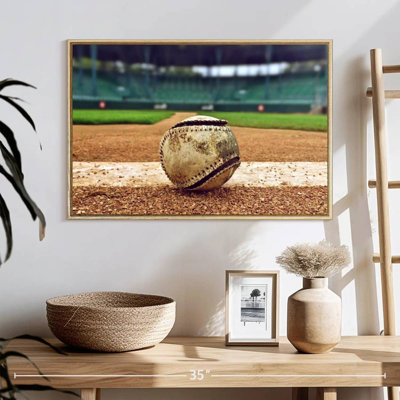 Baseball In Stadium
