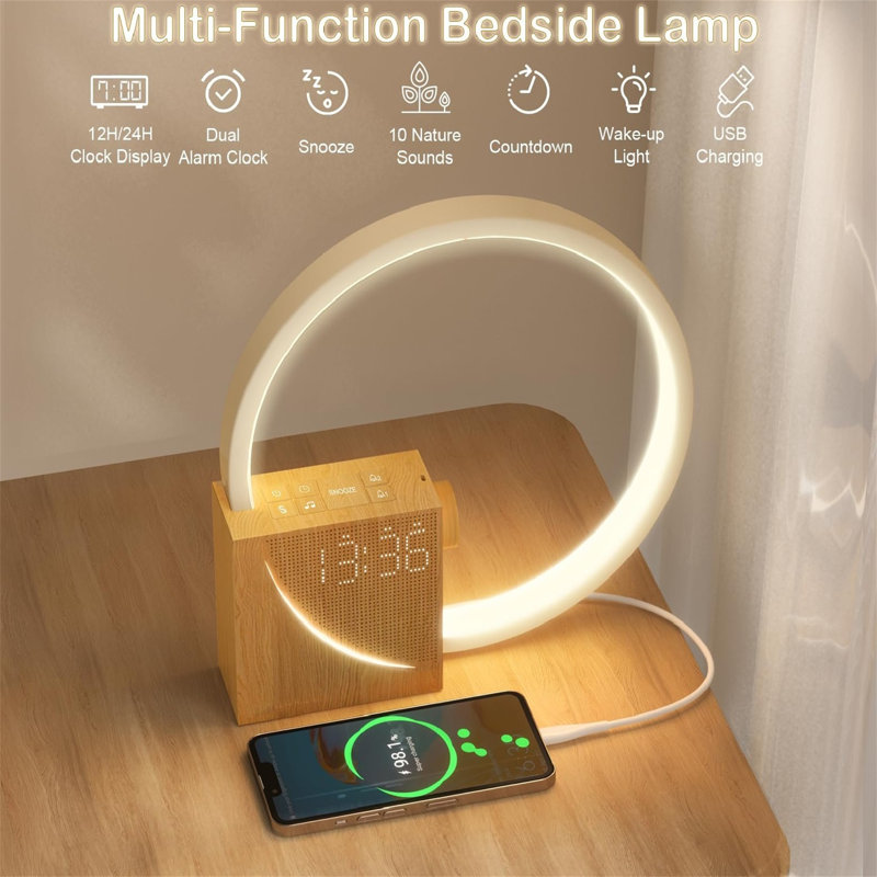Digital Plastic / Acrylic Electric Tabletop Clock Yellow