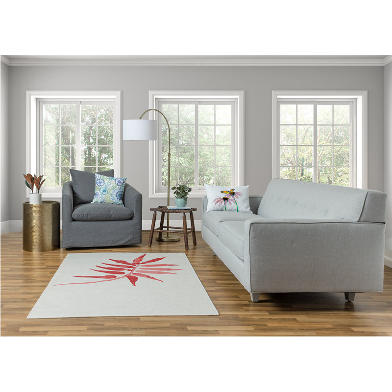 Tapis en chenille Frond Spring, Rectangle 4 pi x 6 pi