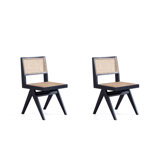 Hamlet 17.72'' H Ash Solid Wood Cane Back Side Chair