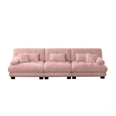 3-Seater Sectional Sofa With Deep Seating, Chenille Upholstery For Ultimate Comfort And Style In Living Rooms, Apartments, Studios, And Offices