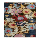 Rug & KilimS Contemporary Rug In Multicolor Floral Pattern