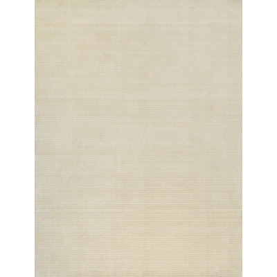 Cavallo Modern handloomed Nylon/Wool Silver Area Rug